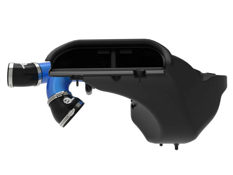 aFe 21-22 Ford F-150 Raptor V6-3.5L(tt) Momentum XP Cold Air Intake System Blue w/ Pro Dry S Filter Cold Air Intakes aFe