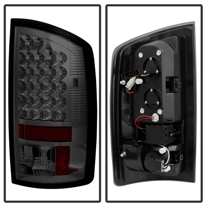 Spyder Dodge Ram 07-08 1500/Ram 07-09 2500/3500 LED Tail Lights Smoke ALT-YD-DRAM06-LED-SM Tail Lights SPYDER