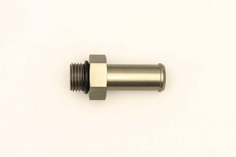 DeatschWerks 6AN ORB Male To 1/2in Barb Fitting (Single Barb - Incl O-Ring) Fittings DeatschWerks