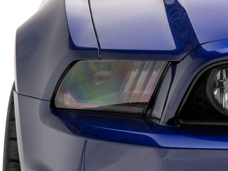 Raxiom 13-14 Ford Mustang LED Projector Headlights SEQL Turn Signals- Blk Housing (Clear Lens) Headlights Raxiom