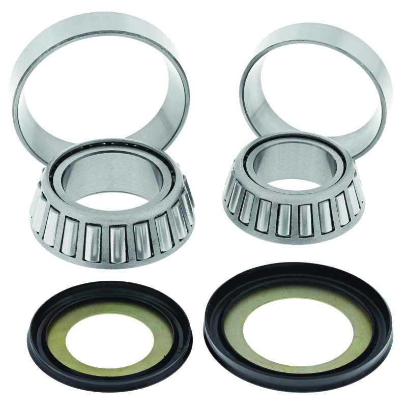 QuadBoss 84-87 Kawasaki KXT250A Tecate Taper Steering Bearing Kit Bearings QuadBoss