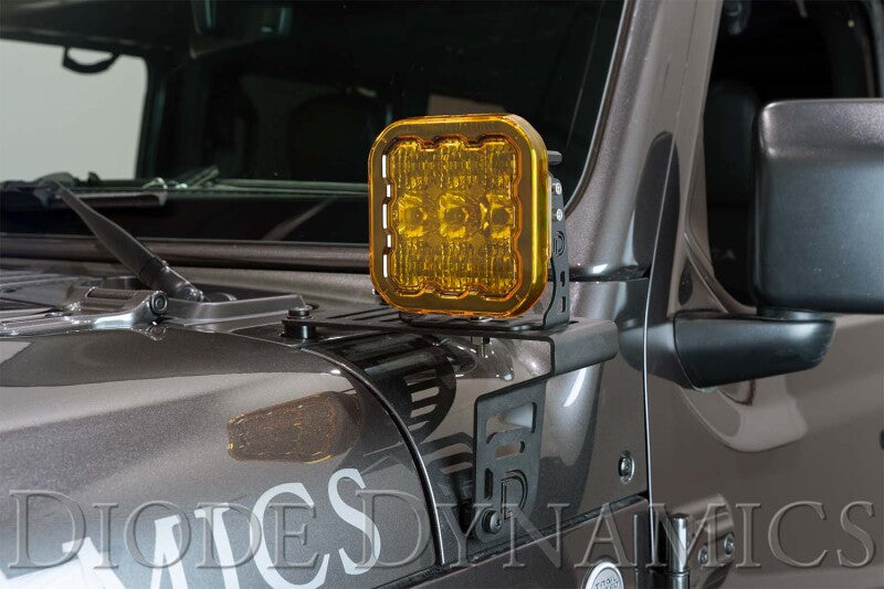 Diode Dynamics SS5 LED Pod Cover - Yellow Light Accessories and Wiring Diode Dynamics