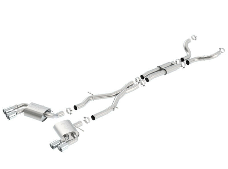 Borla 16-17 Camaro SS 6.2L Dual Tip Dual Split Rear Exit Dual Mode Catback Exhaust (NPP) Catback Borla