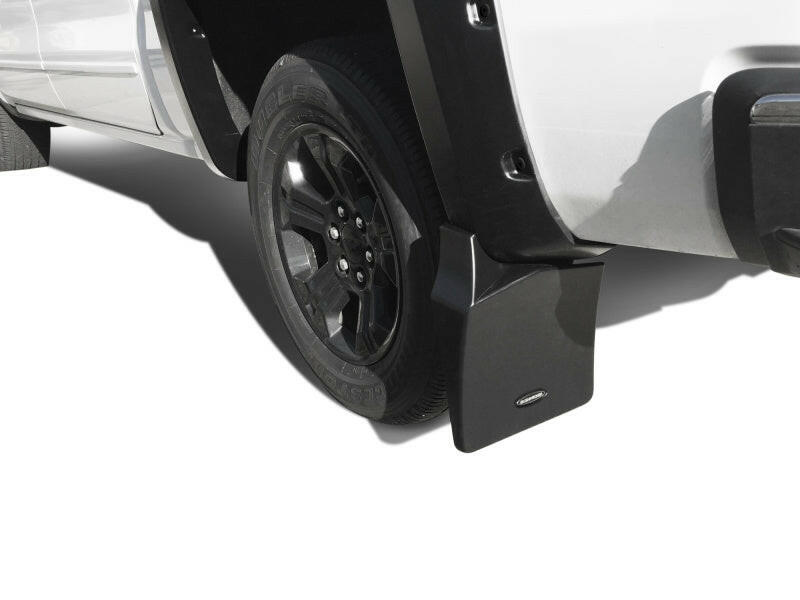 Bushwacker 14-18 Chevrolet Silverado 1500 Trail Armor Rear Mud Flaps (Fits Pocket Style Flares) Mud Flaps Bushwacker