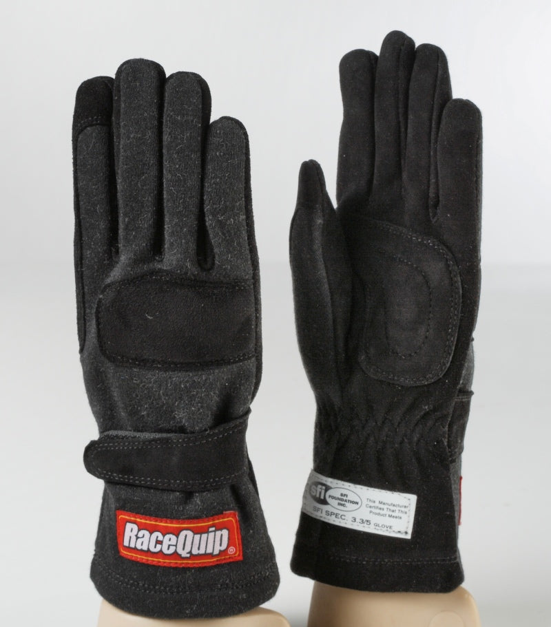 RaceQuip Black 2-Layer SFI-5 Glove - 3XL Racing Gloves Racequip