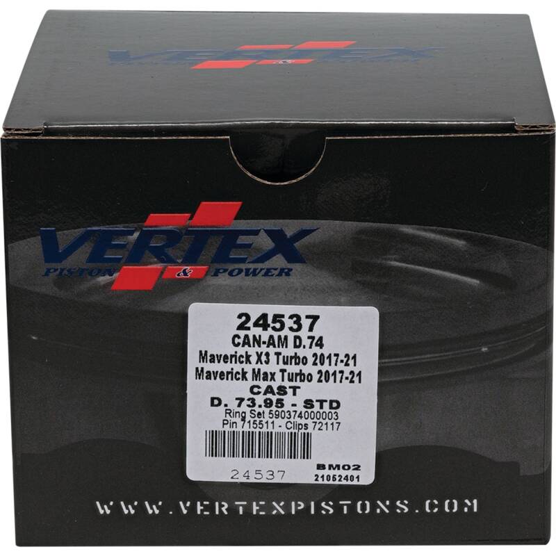 Vertex Piston 2017 Can-Am Maverick X3 900cc Cast Replica Piston Kit Piston Sets - Powersports Vertex Pistons