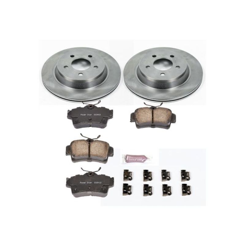 Power Stop 94-99 Ford Mustang Rear Autospecialty Brake Kit Brake Kits - OE PowerStop