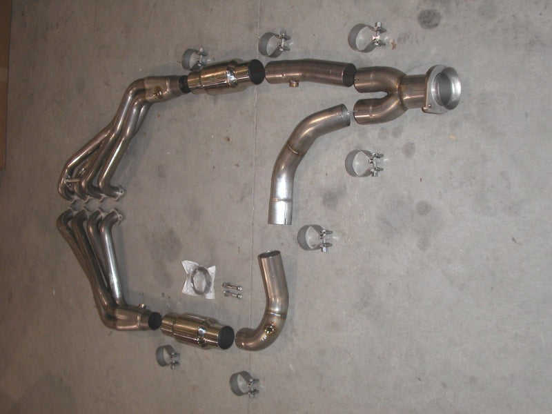 Stainless Works Chevy/GMC Truck 1999-02 Headers 2WD with Converters Headers & Manifolds Stainless Works