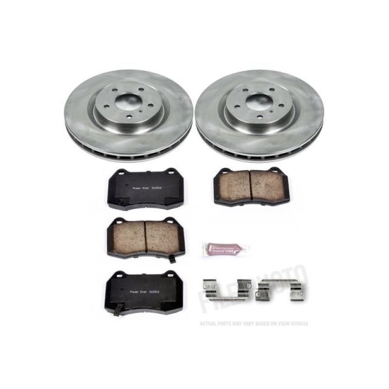 Power Stop 03-04 Infiniti G35 Front Autospecialty Brake Kit Brake Kits - OE PowerStop