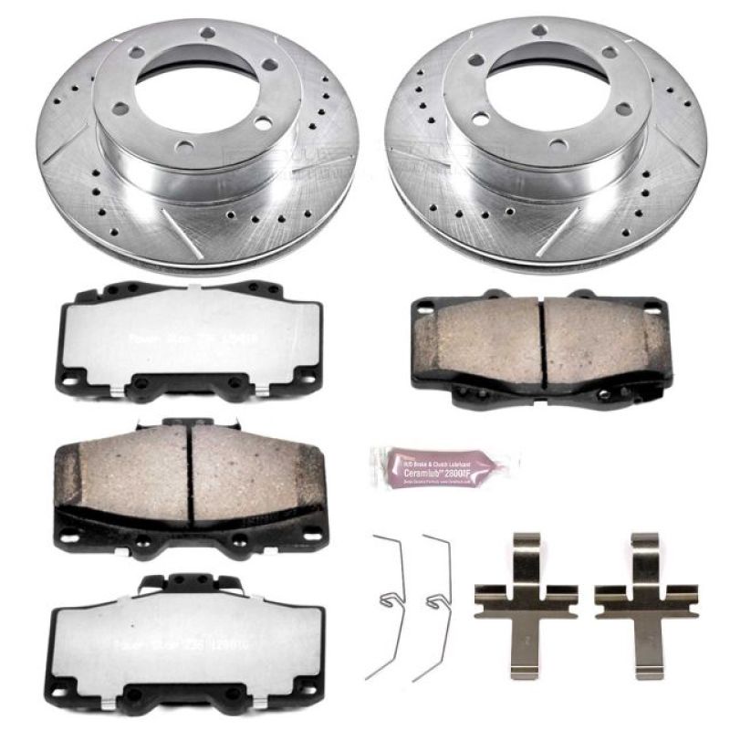 Power Stop 95-02 Toyota 4Runner Front Z36 Truck & Tow Brake Kit Brake Kits - Performance D&S PowerStop