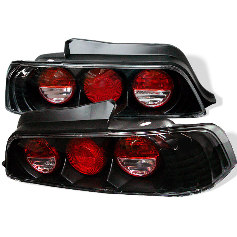 Spyder Honda Prelude 97-01 Euro Style Tail Lights Black ALT-YD-HP97-BK Tail Lights SPYDER
