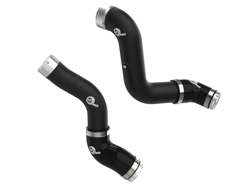 aFe 23-25 GM Colorado/Canyon L4-2.7L BladeRunner Aluminum Hot and Cold Charge Pipe Kit - Black Intercoolers aFe