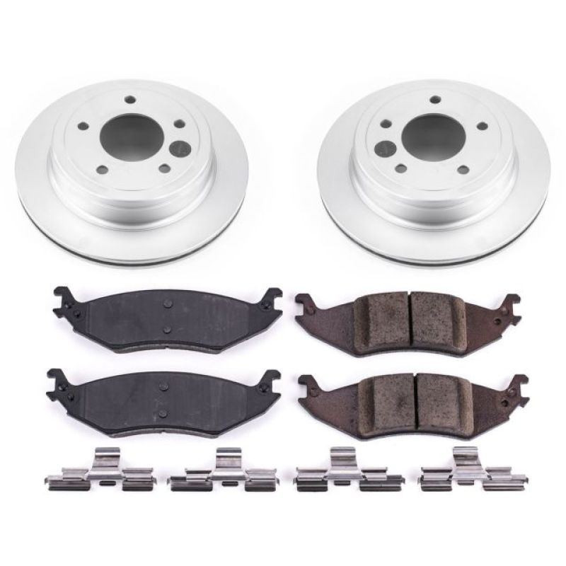 Power Stop 04-06 Ford E-150 Rear Z17 Evolution Geomet Coated Brake Kit Brake Kits - Performance Blank PowerStop