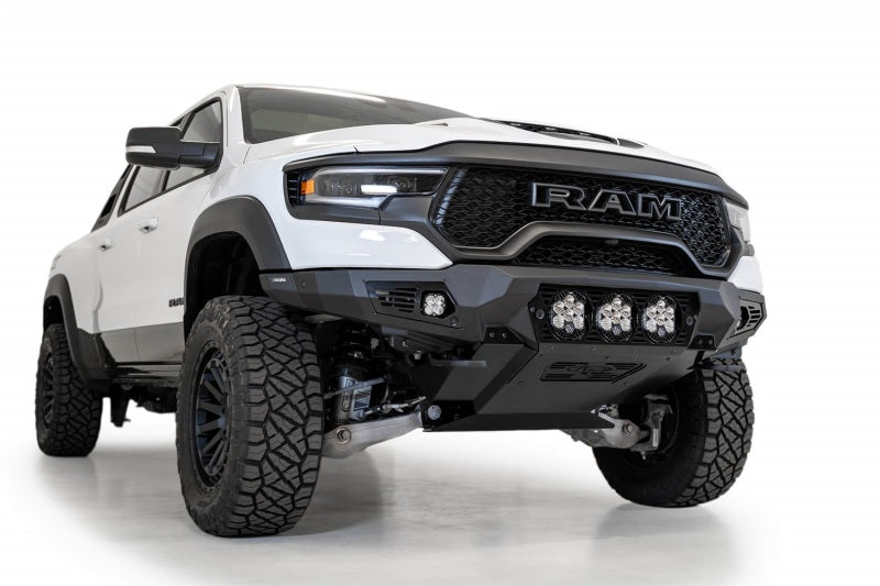Addictive Desert Designs 2021 Dodge RAM 1500 TRX Bomber Front Bumper (Baja) Bumpers - Steel Addictive Desert Designs