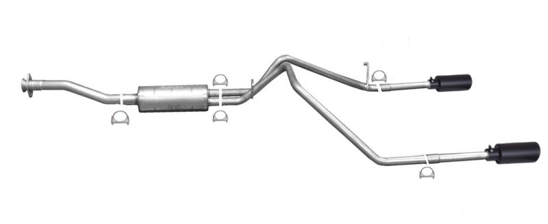 Gibson 15-22 Chevrolet Colorado 2.5L-3.6L Cat-Back Dual Split Exhaust System - Black Elite Catback Gibson