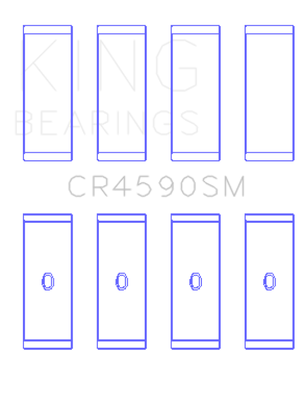 King Engine Bearings Volkswagen AMB/BYK/BBX (Size .5mm) Performance Rod Bearing Set Bearings King Engine Bearings