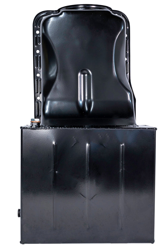 Moroso Ford 351W (w/Front Sump) Kicked Out Road Race Baffled 9qt 8in Steel Oil Pan Oil Pans Moroso