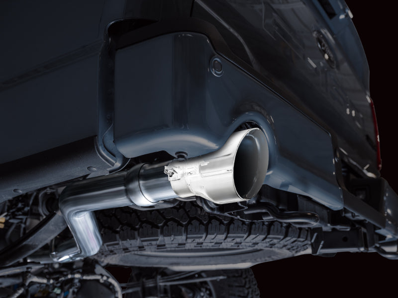 AWE Tuning 2021+ Ford F150 Tremor w/ Bumper Cutouts 0FG Resonated Cat-Back w/ Chrome Silver Tips Catback AWE Tuning