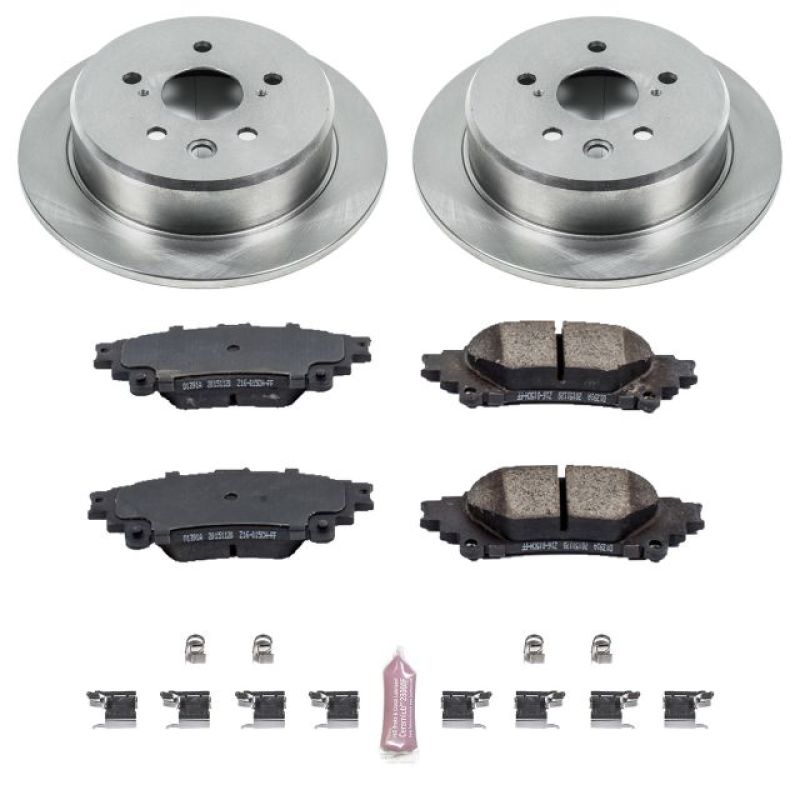 Power Stop 14-15 Lexus IS250 Rear Autospecialty Brake Kit Brake Kits - OE PowerStop