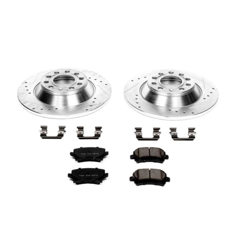 Power Stop 05-11 Audi A6 Rear Z23 Evolution Sport Brake Kit Brake Kits - Performance D&S PowerStop