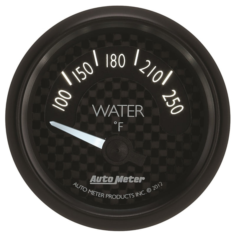 Autometer GT Series 52mm Short Sweep Electronic 100-250 Deg F Water Temperature Gauges AutoMeter