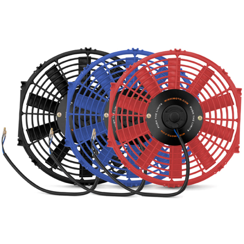 Mishimoto 12 Inch Red Electric Fan 12V Fans & Shrouds Mishimoto