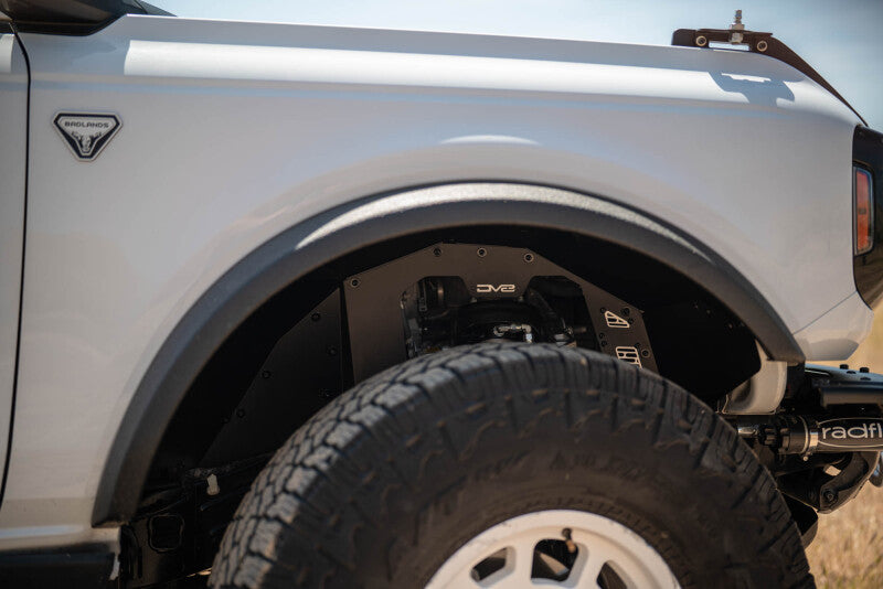 DV8 Offroad 21-25 Ford Bronco Addictive Desert Designs Front Inner Fender Liners Wheel Well Liners DV8 Offroad