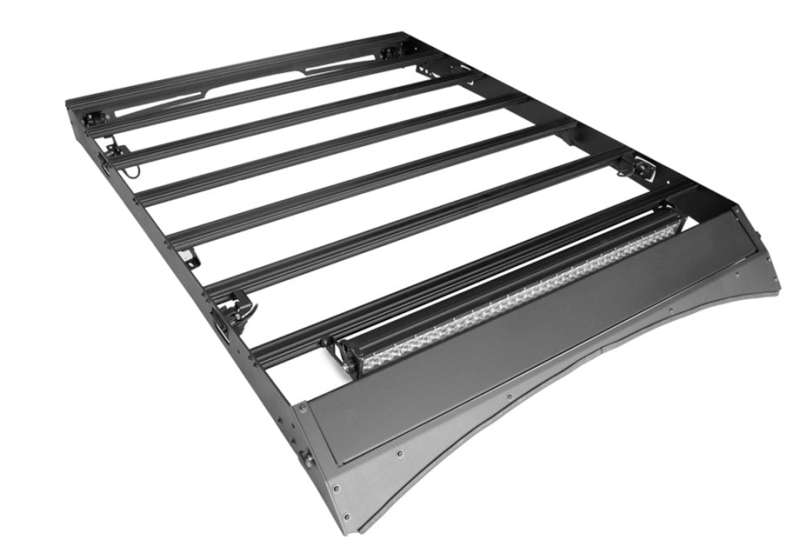 Cali Raised 14-21 Toyota Tundra Crew Max Premium Roof Rack - 52 In Dual Row Combo Beam/No Light Roof Rack Cali Raised LED