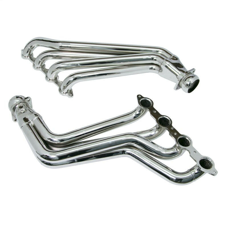 BBK 10-15 Camaro LS3 L99 Long Tube Exhaust Headers With Converters - 1-3/4 Chrome Headers & Manifolds BBK