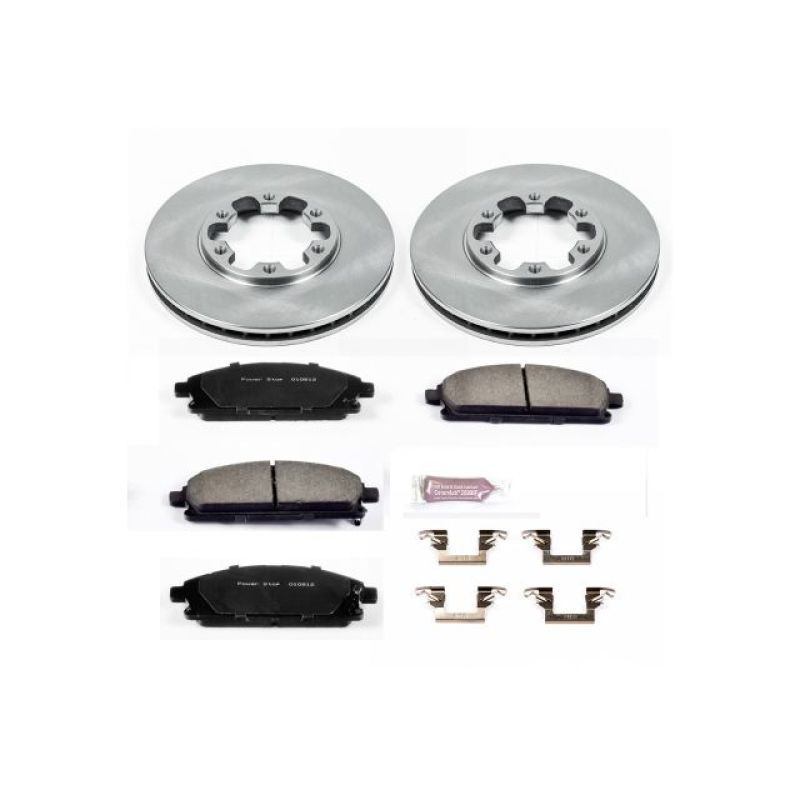 Power Stop 96-98 Nissan Pathfinder Front Autospecialty Brake Kit Brake Kits - OE PowerStop