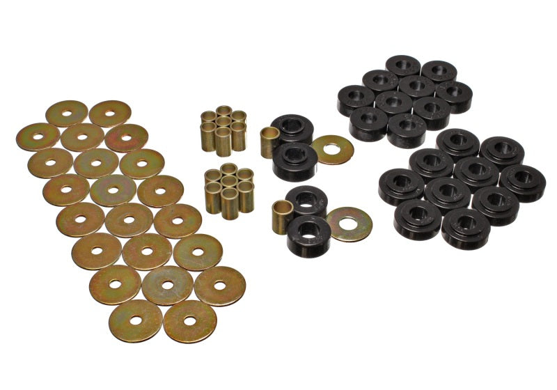 Energy Suspension Gm Body Mount Set - Black Bushing Kits Energy Suspension