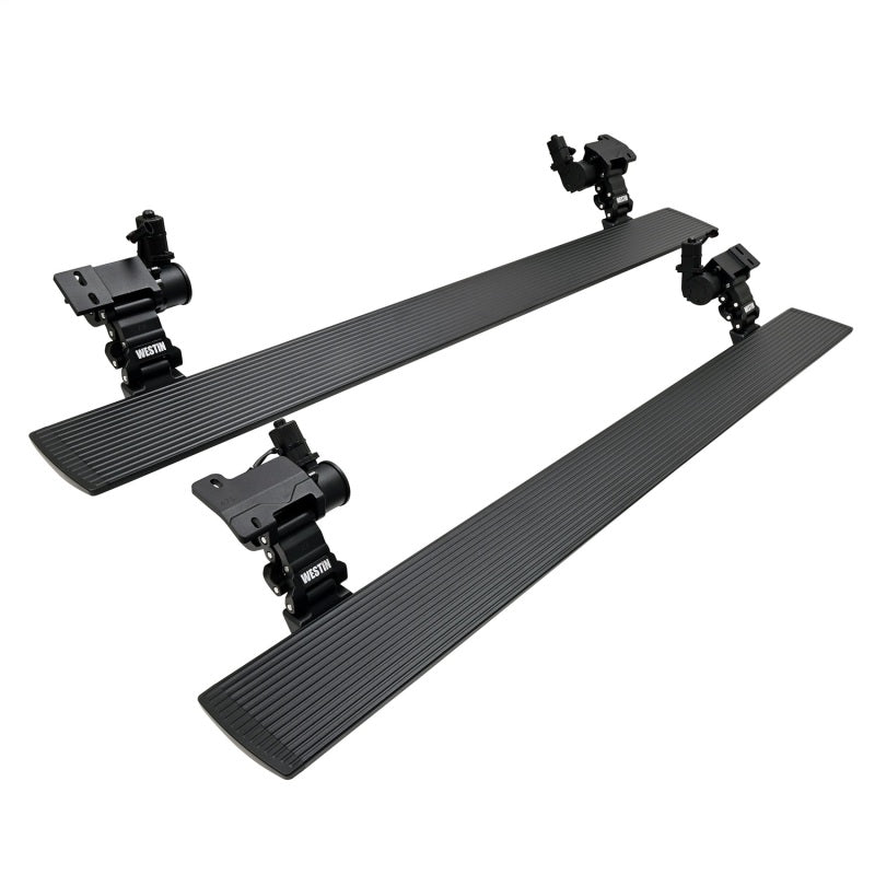 Westin 2024 Toyota Tacoma Double Cab Pro-E Electric Running Boards - Textured Black Running Boards Westin