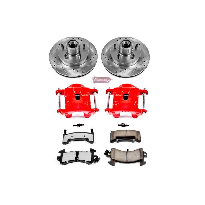 Power Stop 82-87 Buick Regal Front Z36 Truck & Tow Brake Kit w/Calipers Brake Kits - Performance D&S PowerStop