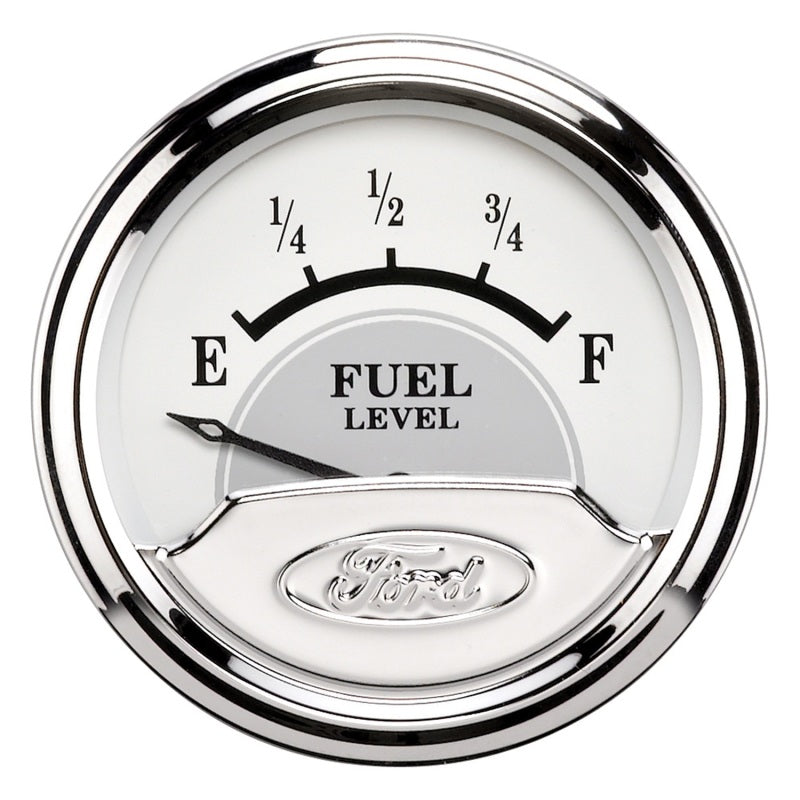 AutoMeter Gauge Fuel Level 2-1/16in. 240 Ohm(e) to 33 Ohm(f) Elec Ford Masterpiece Gauges AutoMeter