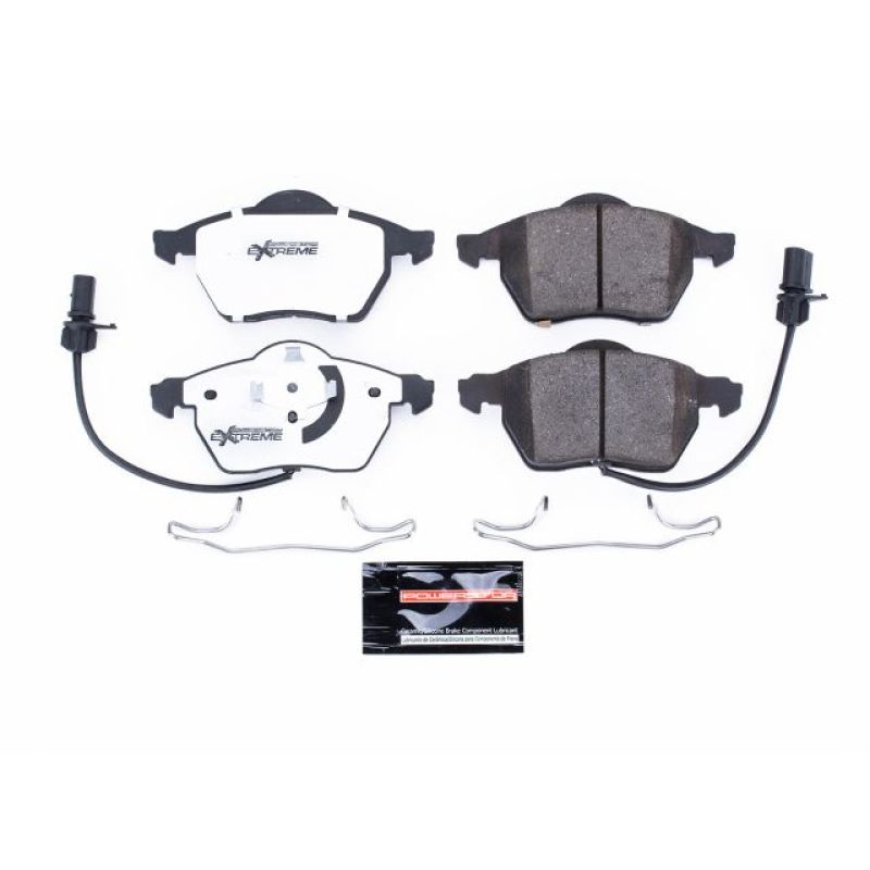 Power Stop 99-06 Audi A4 Front Z26 Extreme Street Brake Pads w/Hardware Brake Pads - Performance PowerStop