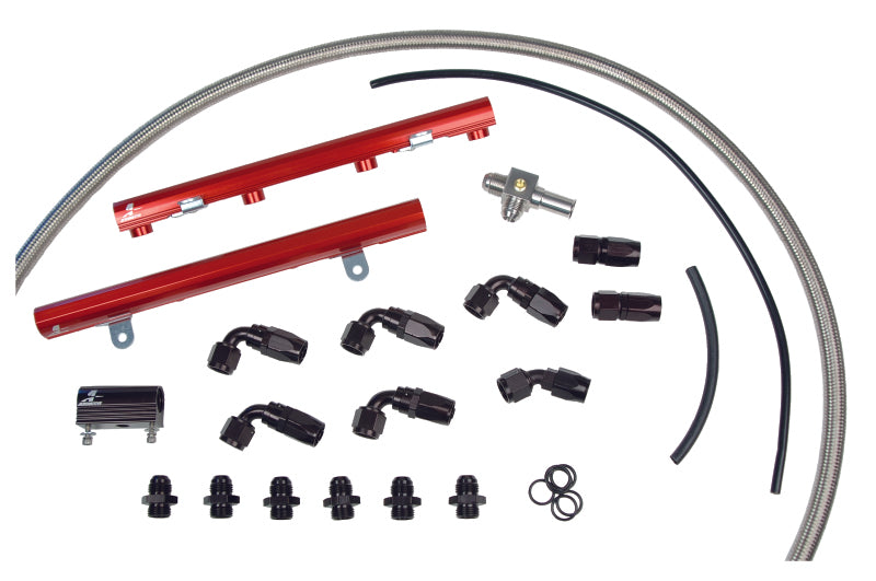 Aeromotive 05-06 Ford Mustang GT 4.6L 3 valve Fuel Rail System Fuel Rails Aeromotive