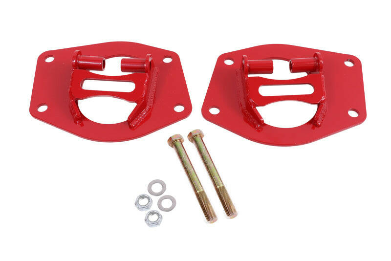 BMR 10-15 5th Gen Camaro Coilover Conversion Kit Rear Upper Mount - Red Coilover Components BMR Suspension