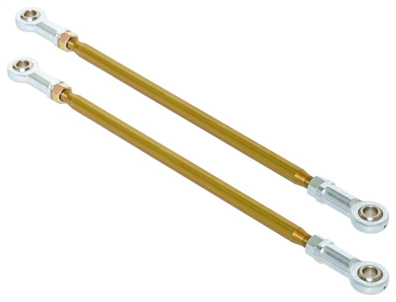 RockJock Antirock Sway Bar End Link Kit 15 1/2in Long Rods w/ Heims and Jam Nuts Pair Sway Bars RockJock