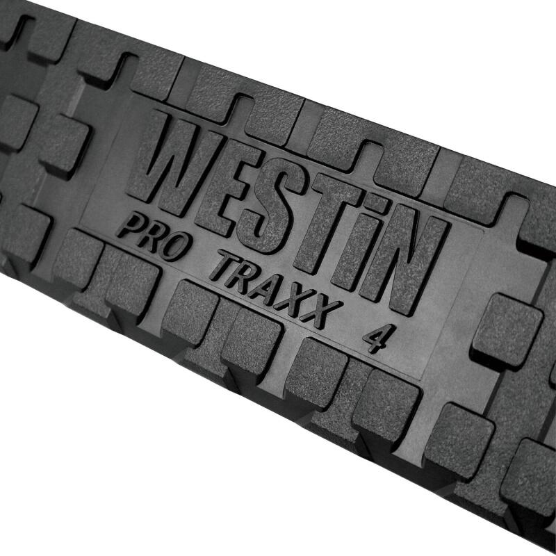 Westin 2022 Toyota Tundra CrewMax PRO TRAXX 4 Oval Nerf Step Bars - Black Nerf Bars Westin