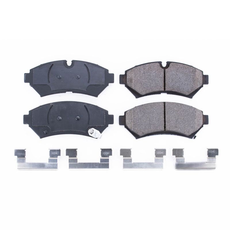 Power Stop 98-02 Cadillac Seville Front Z17 Evolution Ceramic Brake Pads w/Hardware Brake Pads - OE PowerStop