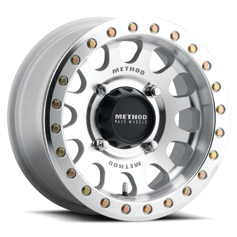 Method MR401 UTV Beadlock 15x7 +38mm Offset 6 x 139.7 BP 81.80mm CB Raw Machined Wheel w/ BH-H24100 Wheels - Cast Method Wheels