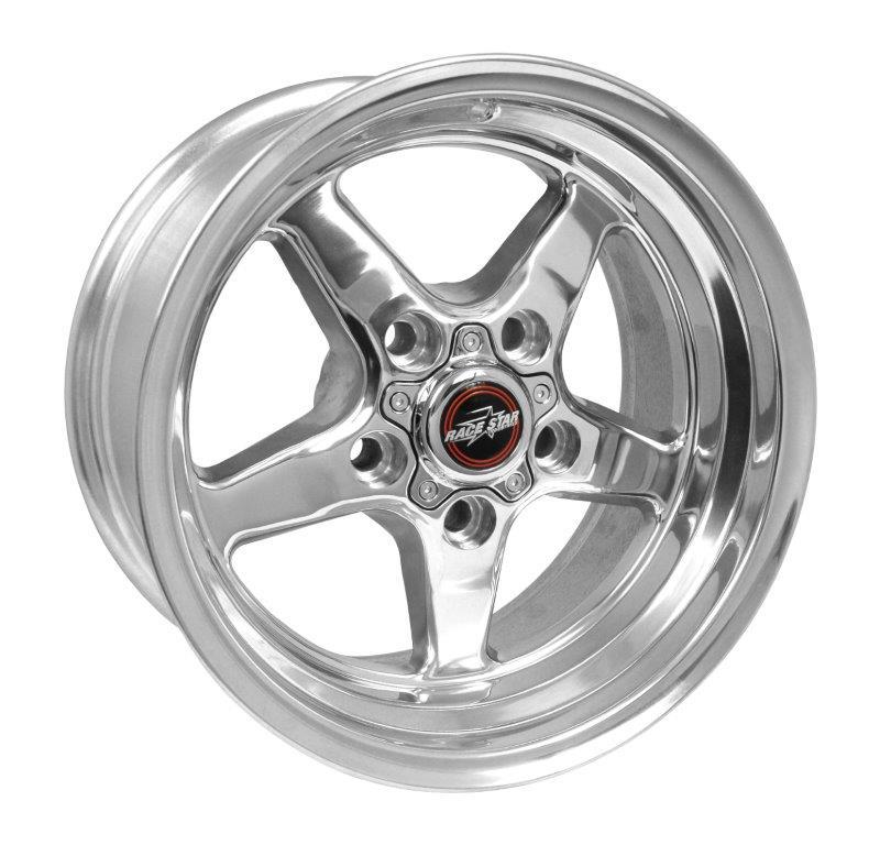 Race Star 92 Drag Star 15x8.00 5x4.75bc 4.50bs Direct Drill Polished Wheel Wheels - Cast Race Star