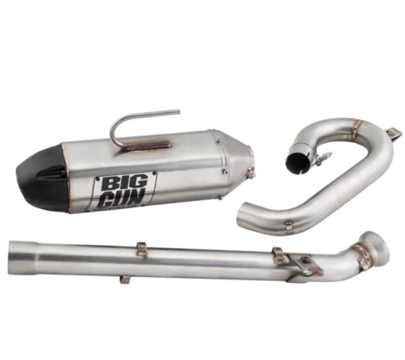 Big Gun 08-10 Polaris RZR 800 EXO Stainless Slip On Exhaust Powersports Exhausts Big Gun