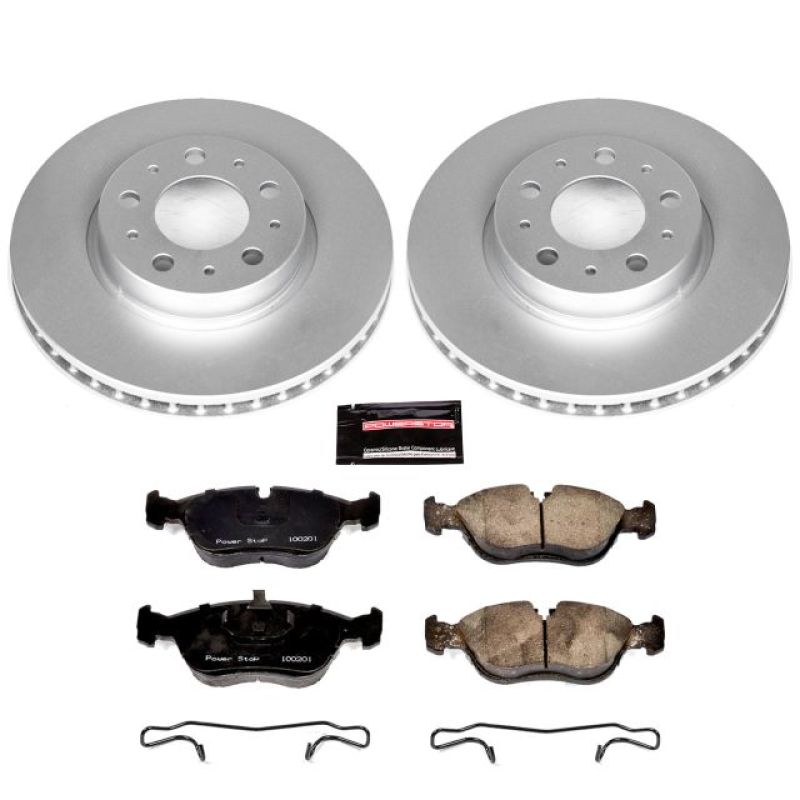Power Stop 94-97 Volvo 850 Front Z23 Evolution Sport Coated Brake Kit Brake Kits - Performance D&S PowerStop