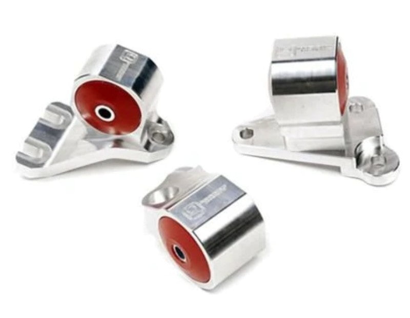 Innovative 90-91/92-93 Acura Integra GS-R Silver Aluminum Billet Mount Kit 95A Bushings (Cable) Engine Mounts Innovative Mounts