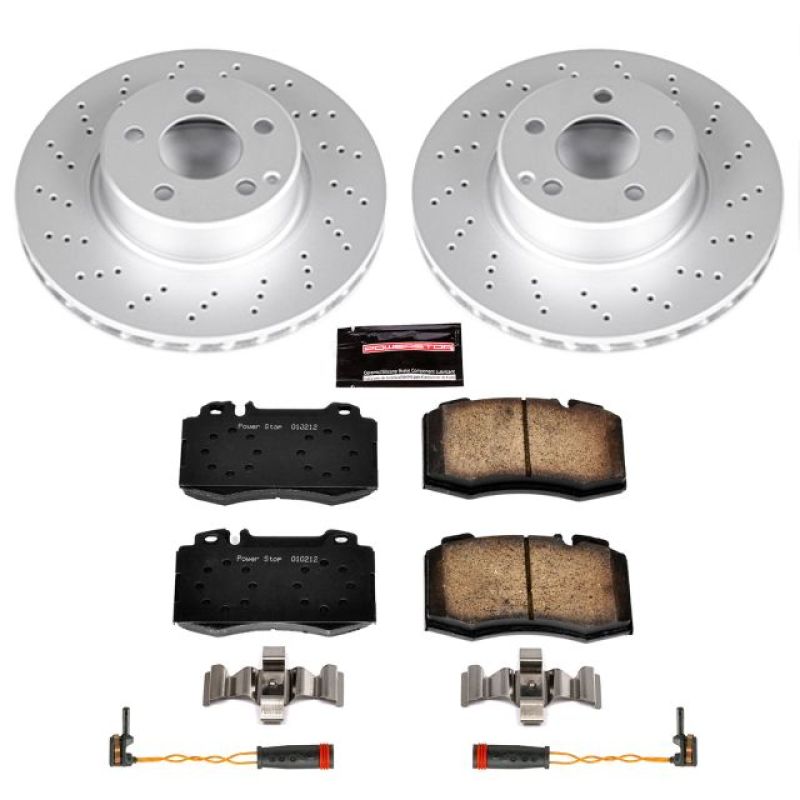 Power Stop 03-06 Mercedes-Benz CL500 Front Z23 Evolution Sport Coated Brake Kit Brake Kits - Performance D&S PowerStop