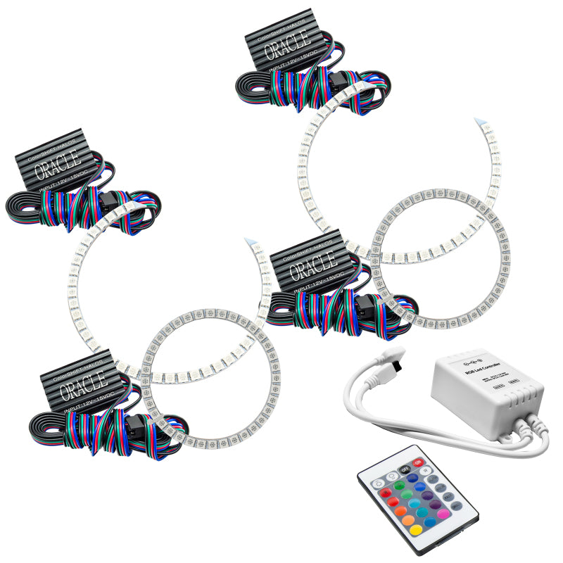 Oracle Jaguar XF 08-10 Halo Kit - ColorSHIFT w/ Simple Controller Headlights ORACLE Lighting