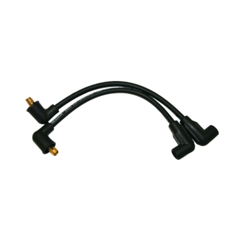 Moroso 82-99 Harley-Davidson FXR Spiral Core Wire Set - Black Spark Plug Wire Sets Moroso