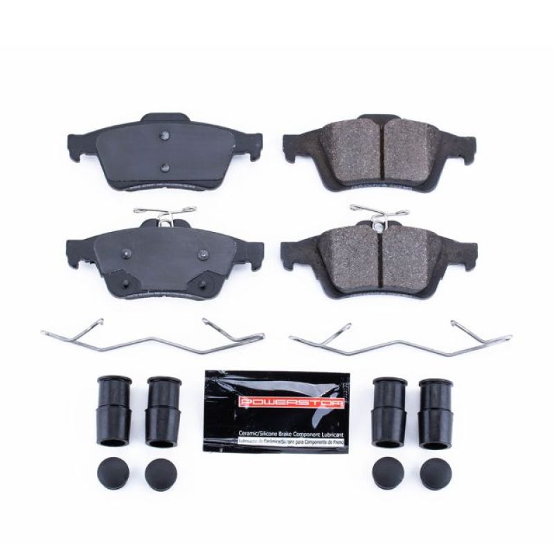 Power Stop 2016 Ford Focus Rear Z23 Evolution Sport Brake Pads w/Hardware Brake Pads - Performance PowerStop