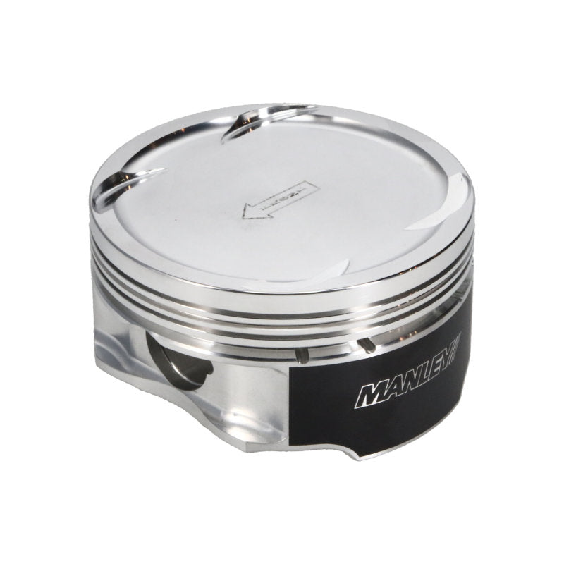 Manley 03-07 Nissan 350Z/Maxima 81.4mm Stroker 96.00mm +.5mm Bore 8.5:1 Dish Piston Set w/ Rings Piston Sets - Forged - 6cyl Manley Performance